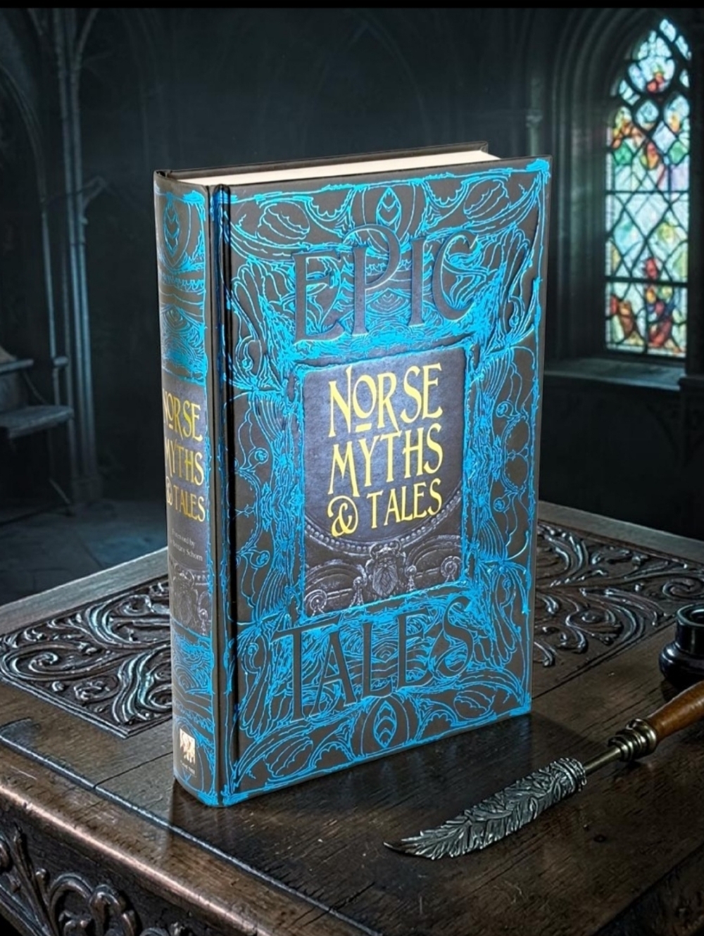 2018 Norse Myths & Tales Epic Tales Gothic Fantasy Series Deluxe Hardcover Book.
